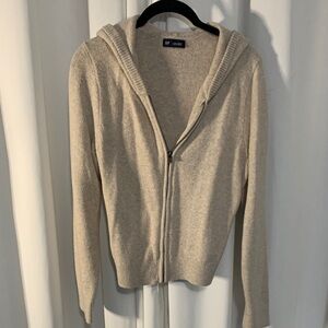 GAP Women's Tan Hooded Cardigan